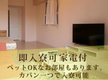 快適な即入寮OK☆なんとペットも大丈夫♪
