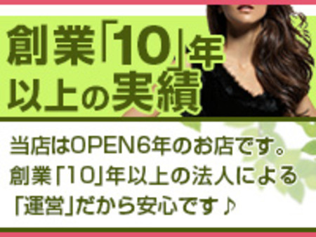 創業「１０」年の実績