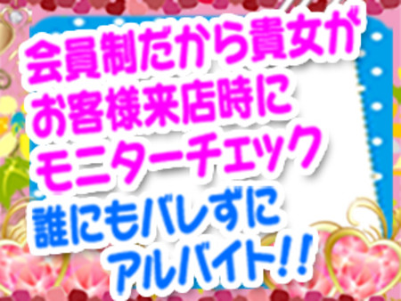 自分でお客様をモニターで確認できるから絶対バレナイ！