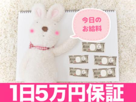 １日５万円保証！安心してお仕事できますよ♪