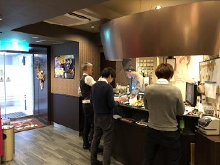 １階にスタッフ常駐