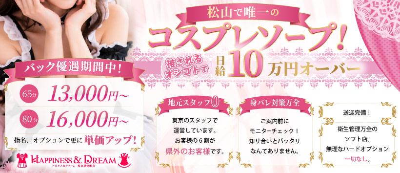 ハピネス&ドリーム 松山道後温泉の求人